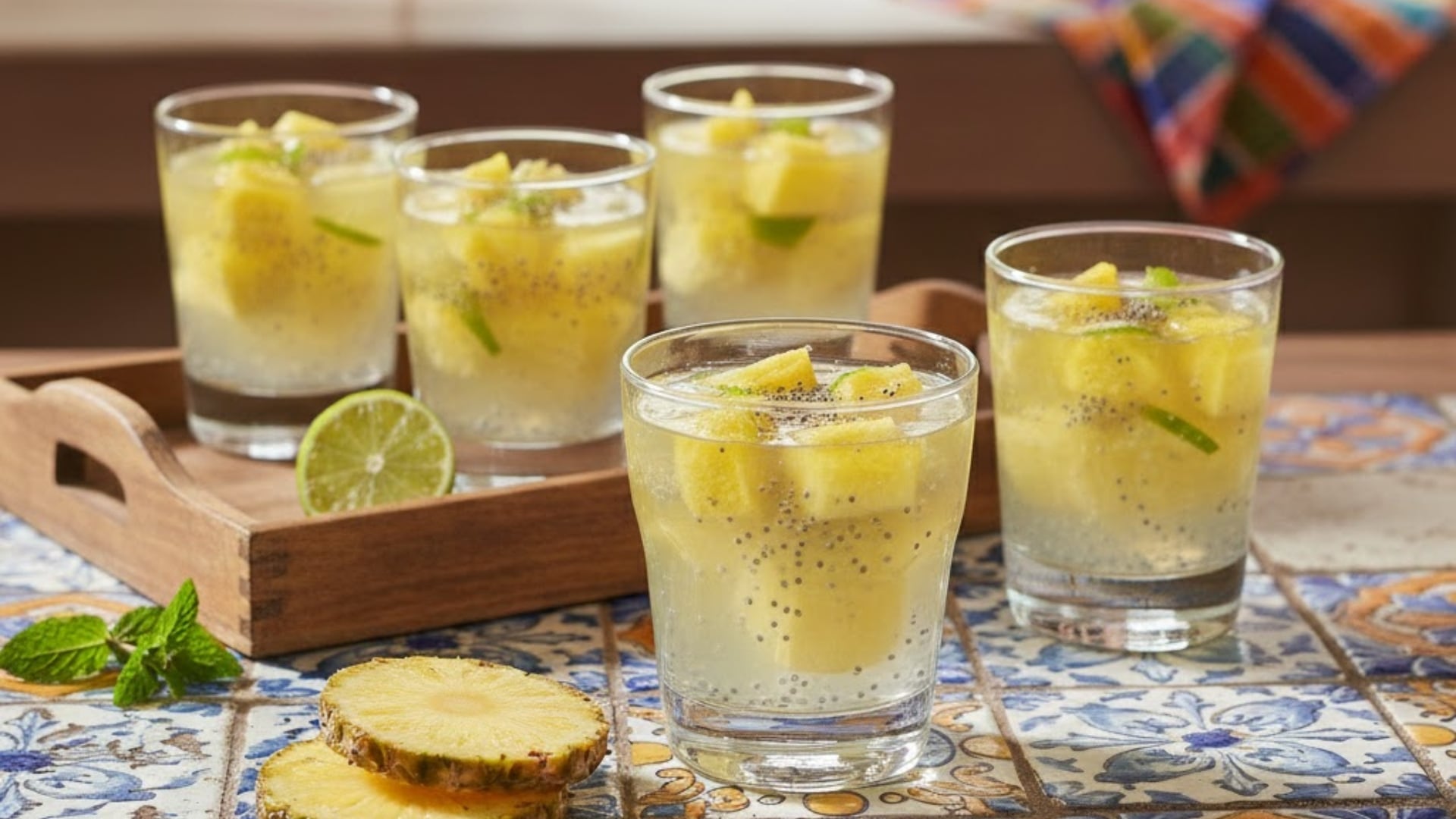 La piña aporta fibra, vitamina C, ácido fólico y refuerza la digestión gracias a la acción de la bromelina (Gemini)