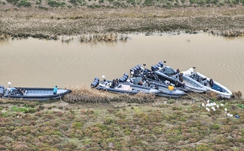 Lanchas de narcos en las