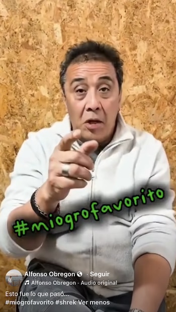 El actor publicó un video