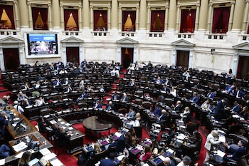 Sesión en diputados por la reforma de la Ley de Glaciares