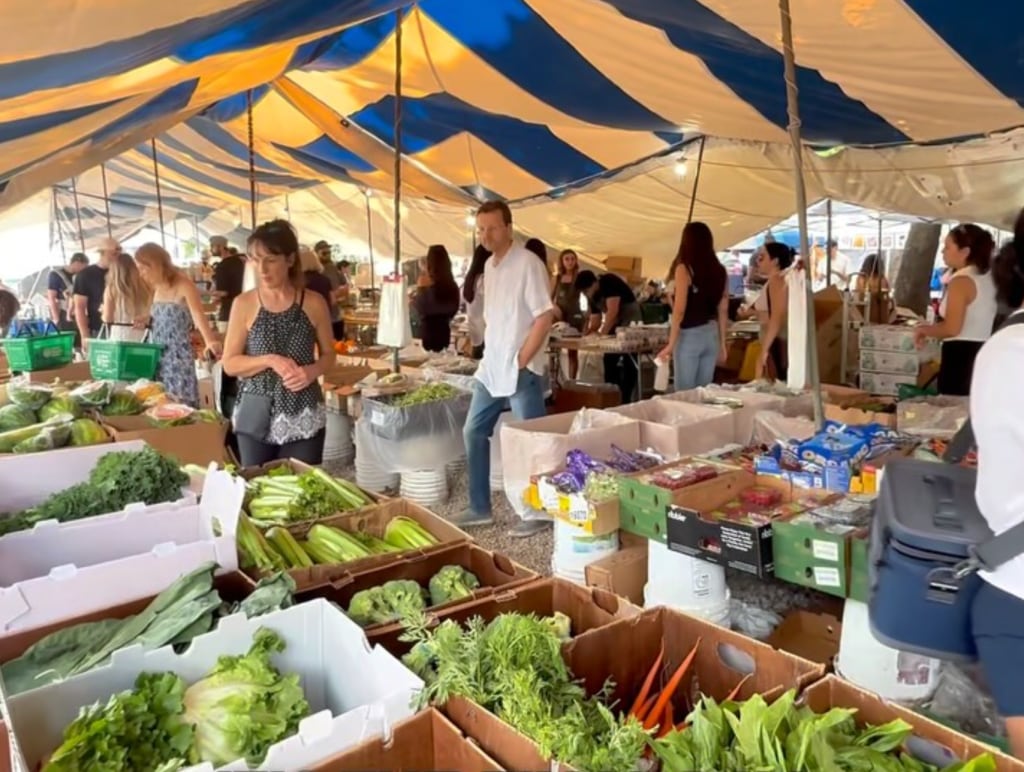El mercado de agricultores orgánicos de Coconut Grove. (Foto: Miami New Times)