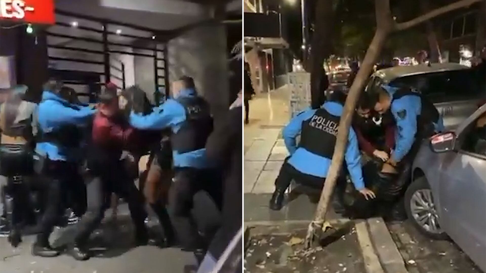 La detenida tomó del cabello a otra mujer en medio de una pelea y agredió a un efectivo policial