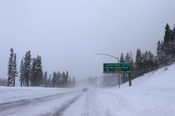La avalancha en la zona