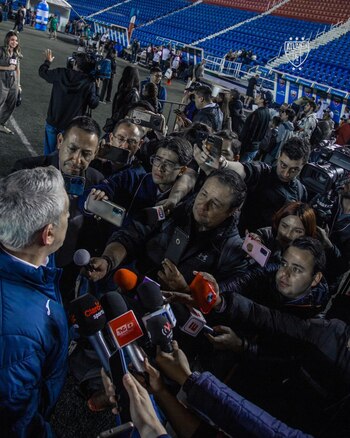 El Estadio Azteca se prepara