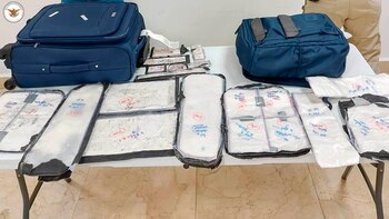 detenidos con cocaína aeropuerto Cancún