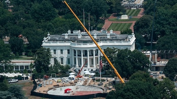 El Supremo autoriza que continúen las obras del salón de baile de la Casa Blanca