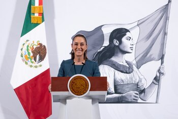 La presidenta Claudia Sheinbaum recibirá