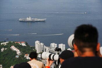 El portaaviones Shandong de la