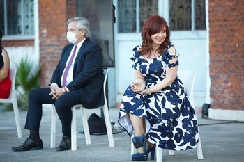 Cristina Kirchner y Alberto Fernández,