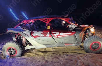 El UTV involucrado en el