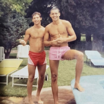 Adrián Suar (57) y Gustavo