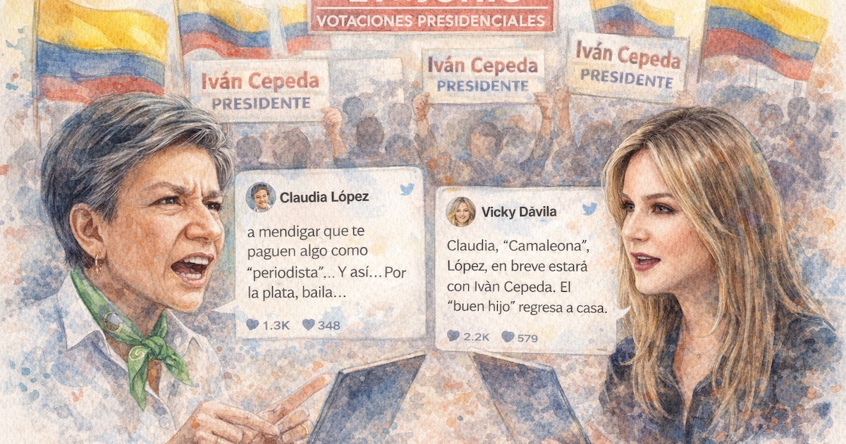 Claudia López y Vicky Dávila se enfrentaron en redes sociales por posible apoyo de la exalcaldesa a la campaña de Iván Cepeda - Infobae