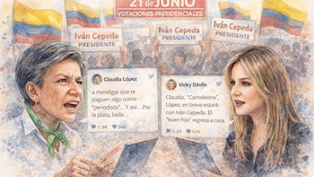 Claudia López y Vicky Dávila se enfrentaron en redes sociales por posible apoyo de la exalcaldesa a la campaña de Iván Cepeda