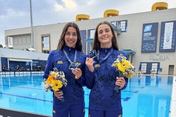 29/05/2025 Ana Carvajal y Valeria Antolino se cuelgan el oro en Plataforma Sincronizada 10 metros en el Europeo de saltos de Antalya
DEPORTES
RFEN