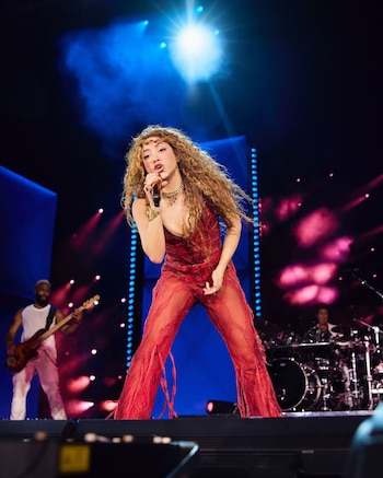 La colombiana prometió regresar a