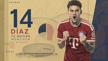 Luis Díaz tiene contrato por tres años más con el Bayern Múnich de Alemania - crédito Bayern Múnich