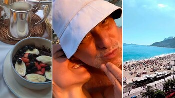 Andrés Calamaro y su novia,