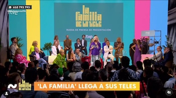 La familia de la tele