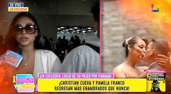 Pamela Franco frena rumores de compromiso y lanza contundente mensaje a Christian Cueva. Captura: Amor y Fuego.
