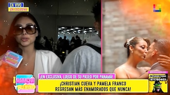 Pamela Franco rechaza una posible propuesta de matrimonio de Christian Cueva: “Me parecería un chiste”