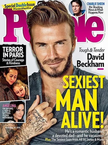 David Beckham, modesto ante el
