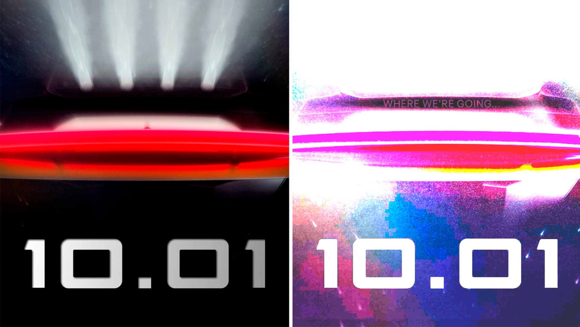 El anuncio de Tesla tiene un mensaje oculto en su diseño que se puede leer al sobreexponer la imagen.