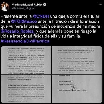 Mariana Moguel acusó a Alejandro