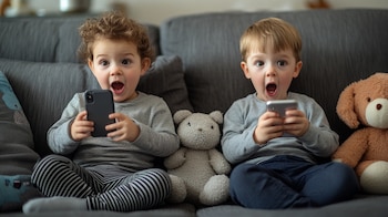 Los niños y bebés no