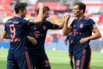 Robert Lewandowski es el máximo goleador del torneo con 30 goles y Thomas Müller el líder en asistencias con 20 pases de gol (REUTERS)