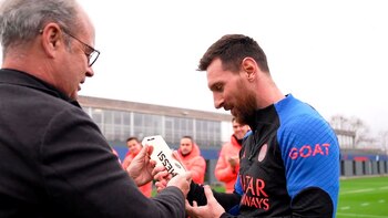 El trofeo que le dieron