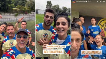 Las jugadoras convivieron con todos