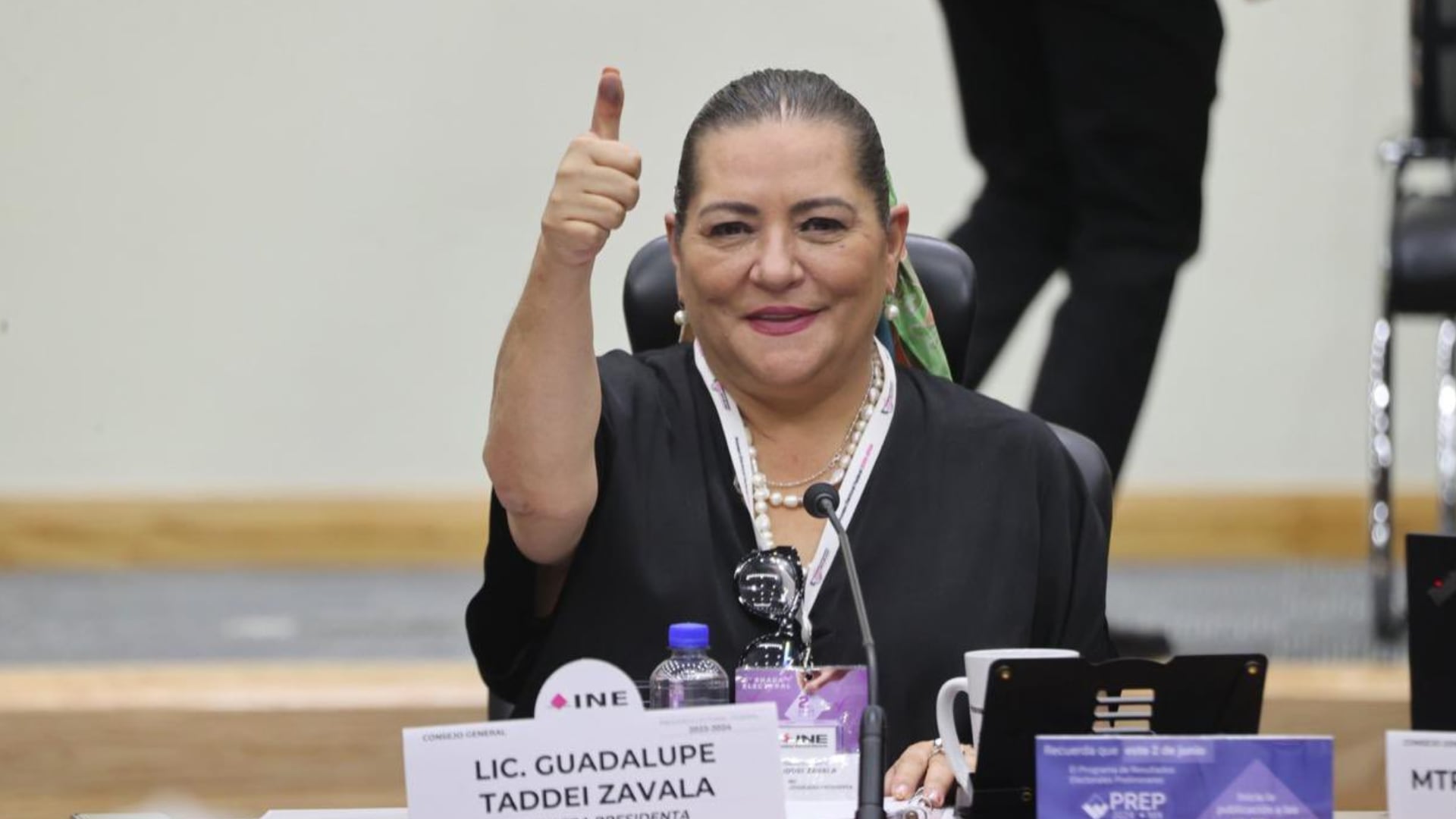 Guadalupe Taddei declara cuánto gana al frente del INE pero oculta patrimonio. (Foto: redes sociales)