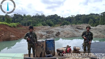 Golpe a las finanzas de la estructura Ariel Aldana en Nariño, tras la explotación ilícita de yacimientos mineros