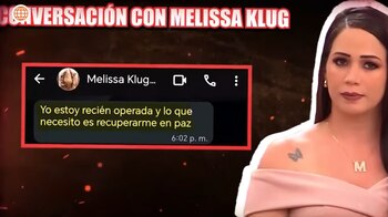 Melissa Klug pide respeto tras