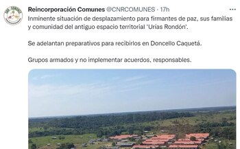 Desplazamiento ETCR Meta