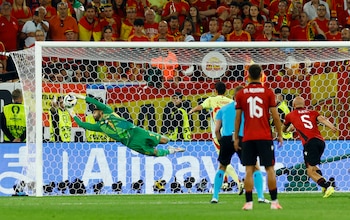 El portero español David Raya