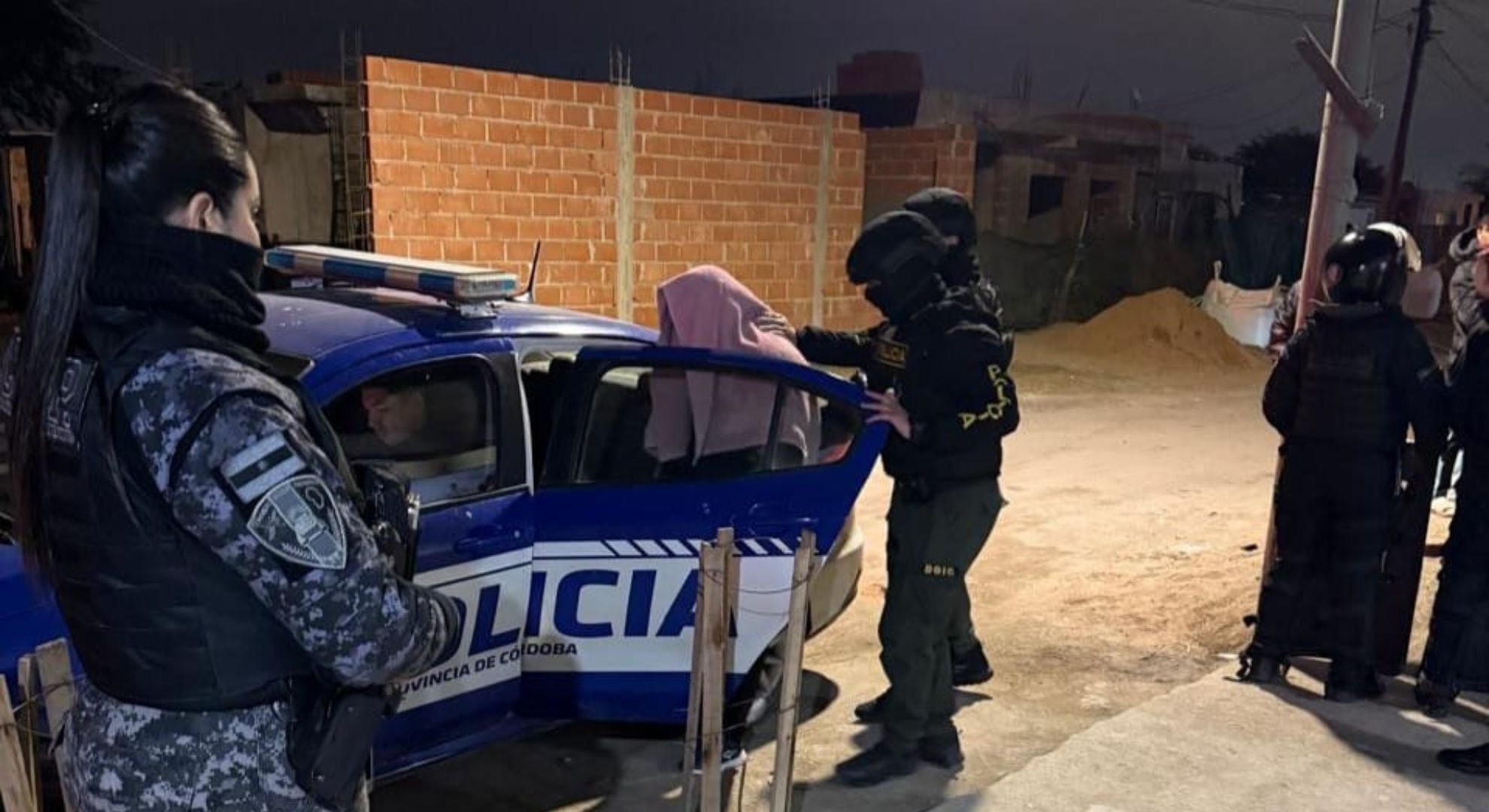 Como resultado de múltiples allanamientos, cinco mujeres fueron detenidas (Ministerio de Seguridad de Córdoba)