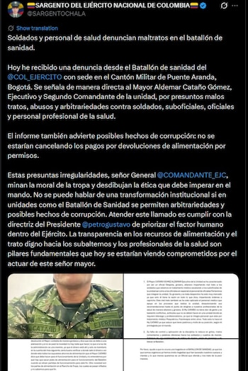 Un grupo de denunciantes atribuye