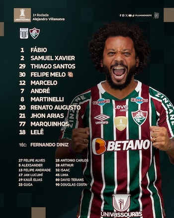 Alineación de Fluminense para enfrentar