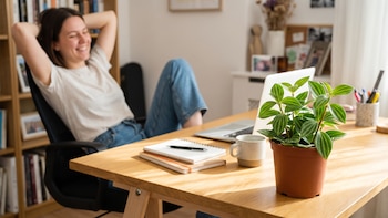 La planta que reduce la presión arterial en personas que trabajan desde casa, según estudios