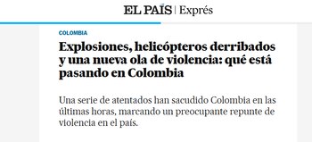 Medios internacionales afirmaron que Colombia
