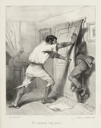 Una litografía de Cham (Charles