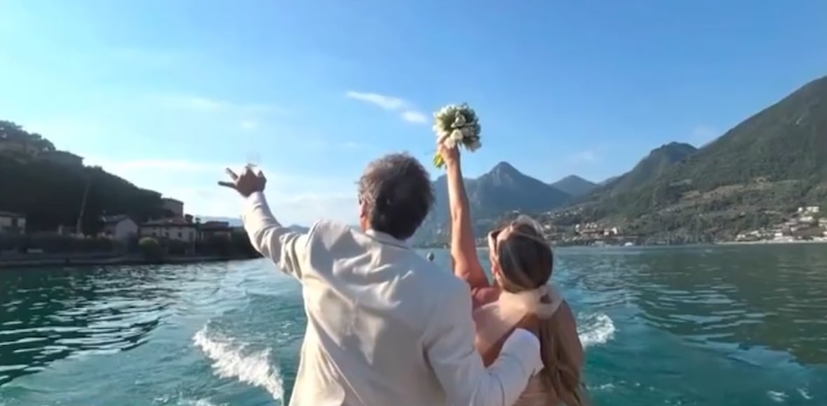 Claudio Rígoli y Elisa seguían en Venecia al cierre de LAM y no hicieron declaraciones públicas sobre el casamiento