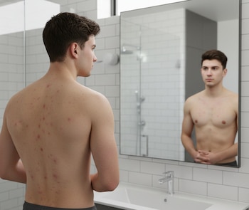 El bacne puede afectar la