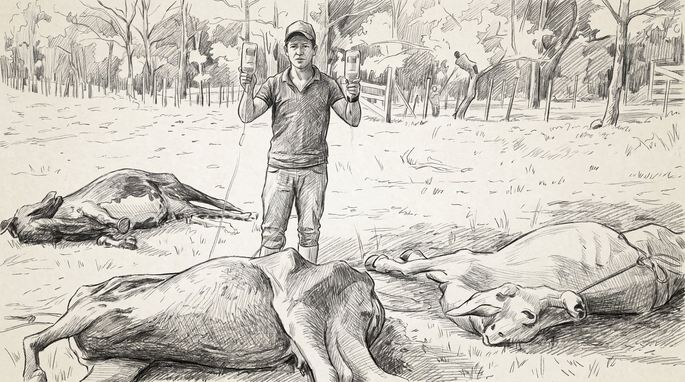 La ola de calor en Nicaragua provoca síntomas de mareos y temblores en el ganado, afectando gravemente la actividad ganadera nacional. (Imagen Ilustrativa Infobae)