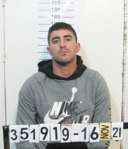 Caraballo Escobar tras ser detenido