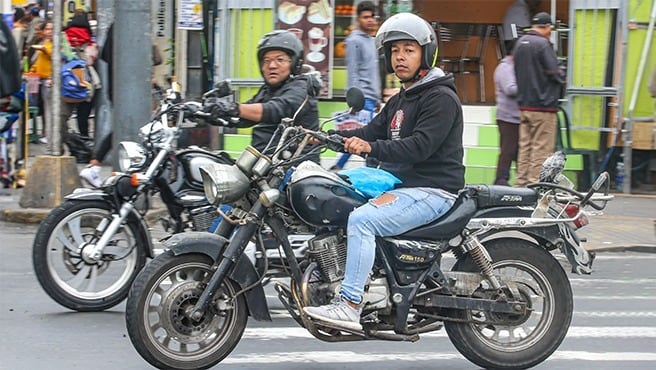 Vehículos lineales. Las medidas del MTC responden al aumento del uso de motos en actividades delictivas. (Foto: MTC)