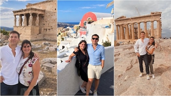 De la Acrópolis a Santorini: el viaje de Gastón Trezeguet por Grecia en plena definición de Gran Hermano