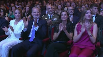 La princesa Leonor, el rey Felipe, la reina Letizia y la infanta Sofía en los Premios Princesa de Girona 2026 (Casa Real)