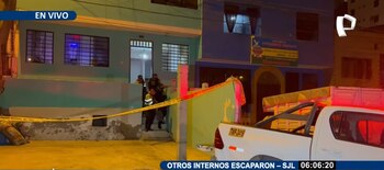 El alcalde del SJL llegó